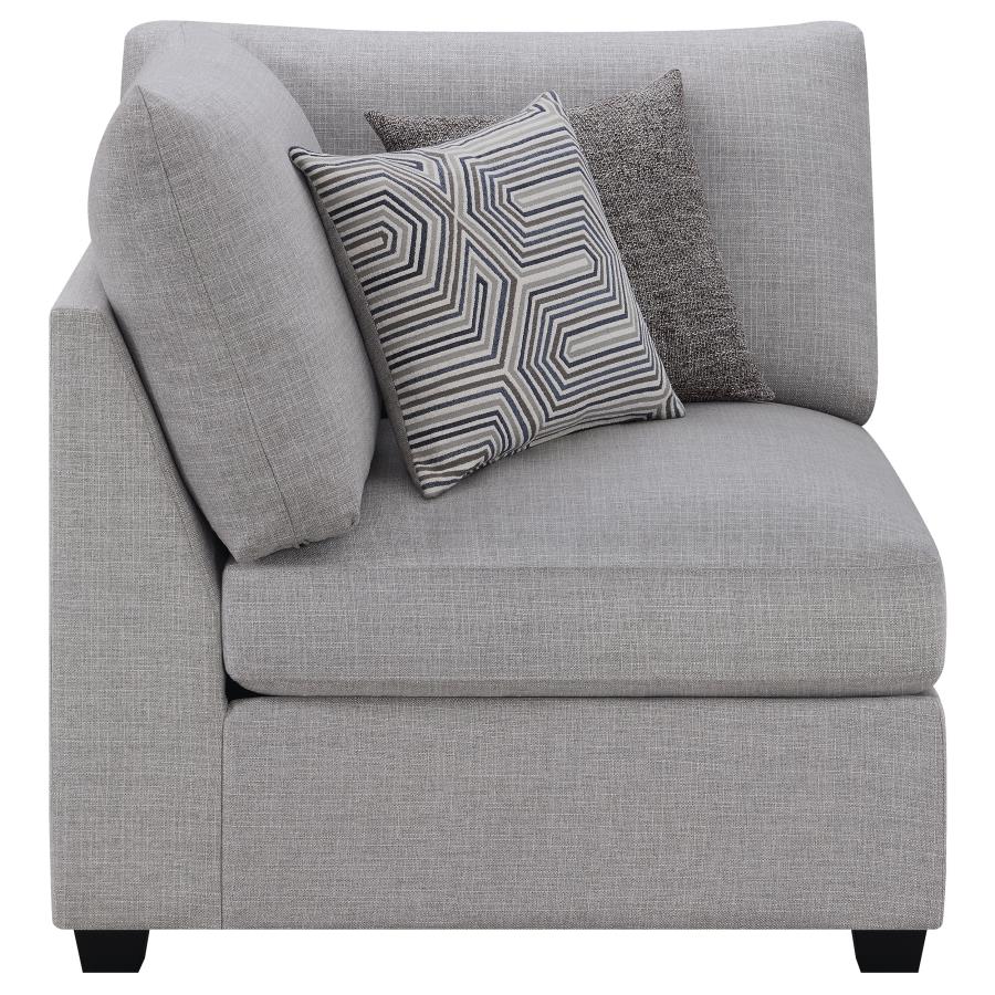 Cambria Upholstered Corner Grey 551512 - Venini Furniture 