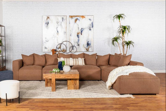 Jennifer Upholstered Corner Chair Terracotta 551592 AND Grey 551595 - Venini Furniture 