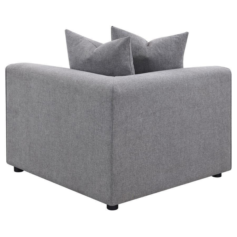 Jennifer Upholstered Corner Chair Terracotta 551592 AND Grey 551595