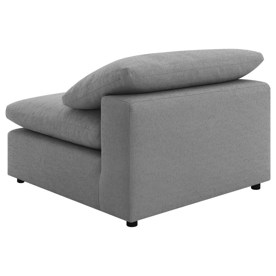 Raleigh Boucle Upholstered Modular Sectional Grey   551754-SETA - Venini Furniture 