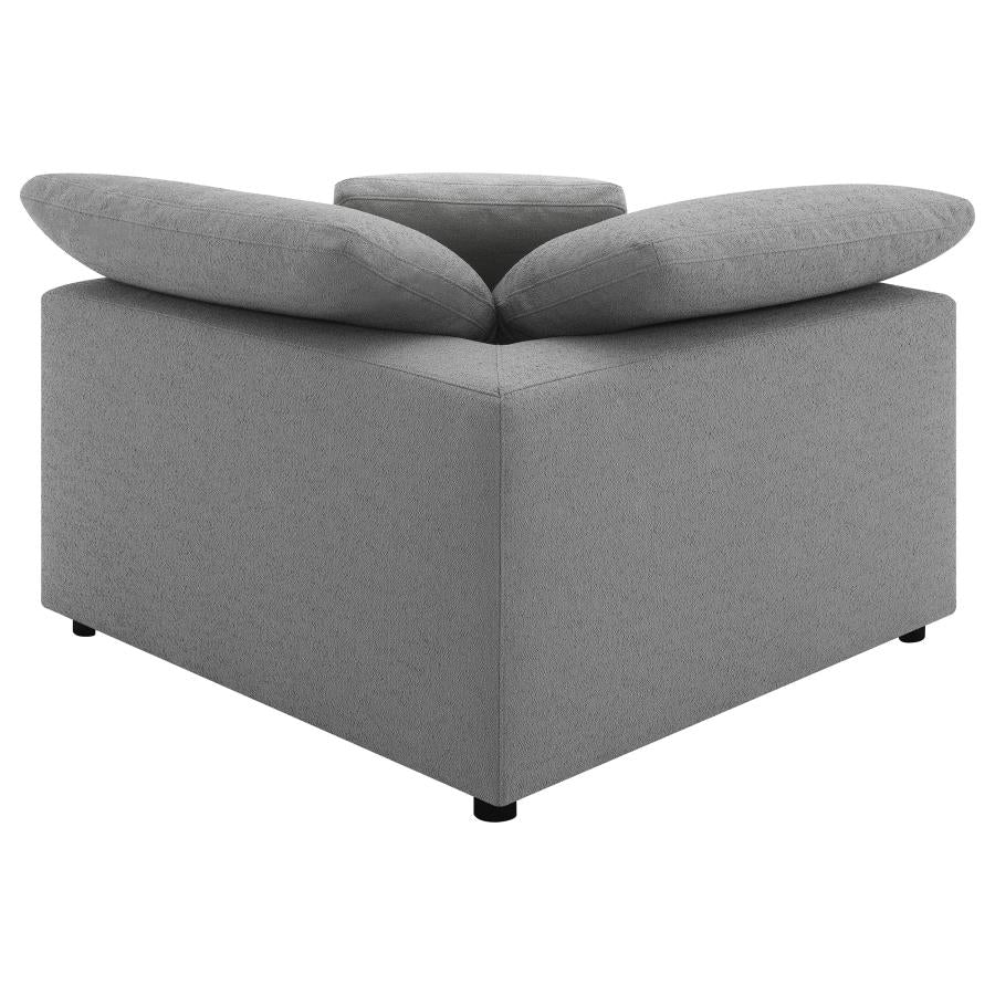 Raleigh Boucle Upholstered Modular Sectional Grey   551754-SETA - Venini Furniture 