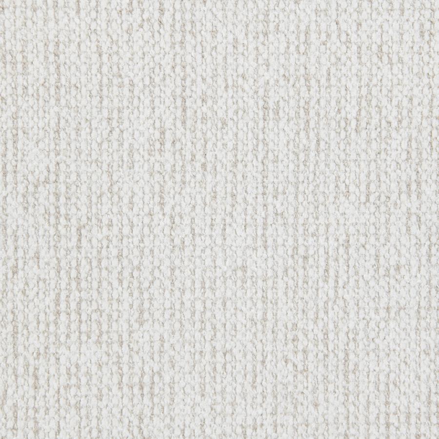 Geneva Boucle Upholstered Wood Arm Accent Chair Sand 907509 - Venini Furniture 