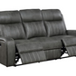 Conjunto de sofá reclinable tapizado de 2 piezas Raelynn gris 603191-S2 