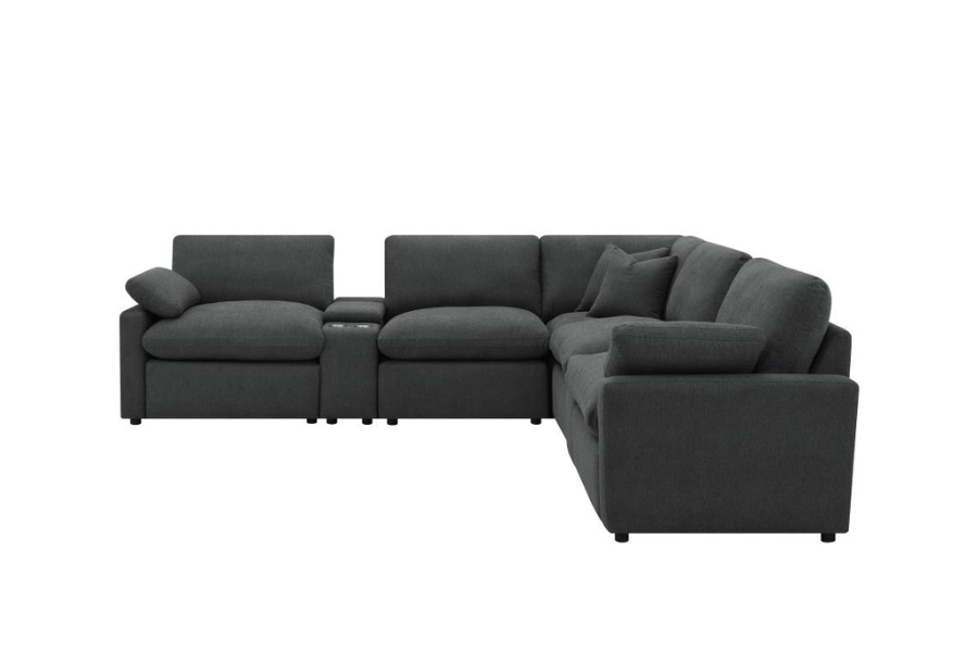 Collins 7-piece Modular Power Reclining Sectional Grey 609560P-SETA Comming Soon