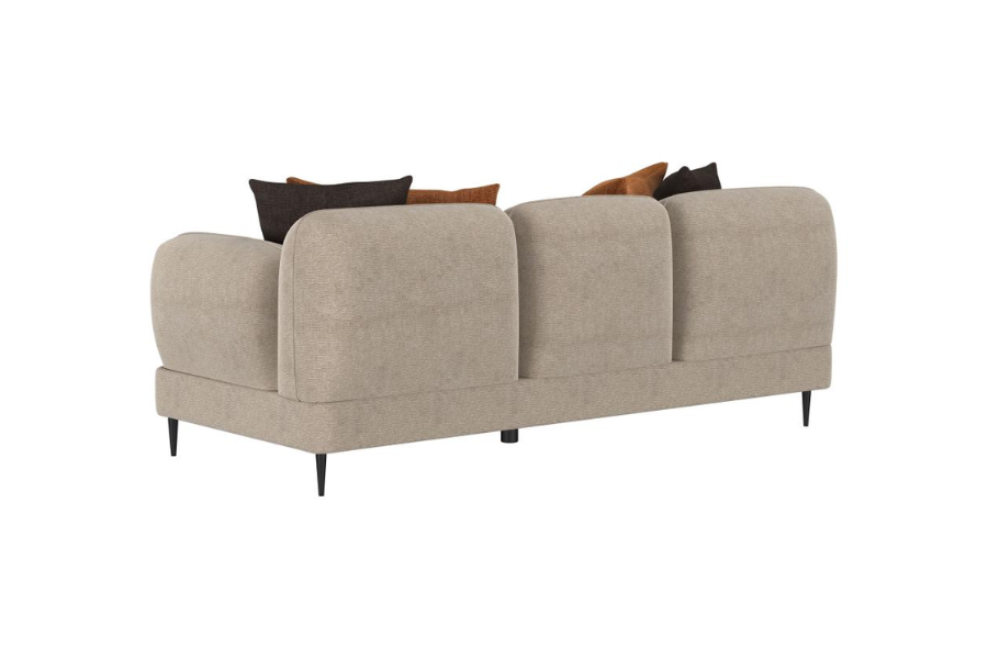 Jade 2-piece Chenille Upholstered Sofa Set Latte 509411-S2 Comming Soon