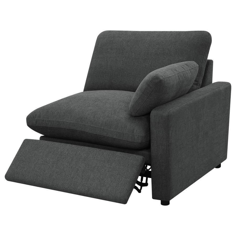 Collins 7-piece Modular Power Reclining Sectional Grey 609560P-SETA & Dark Grey 609530P-SETA - Venini Furniture 
