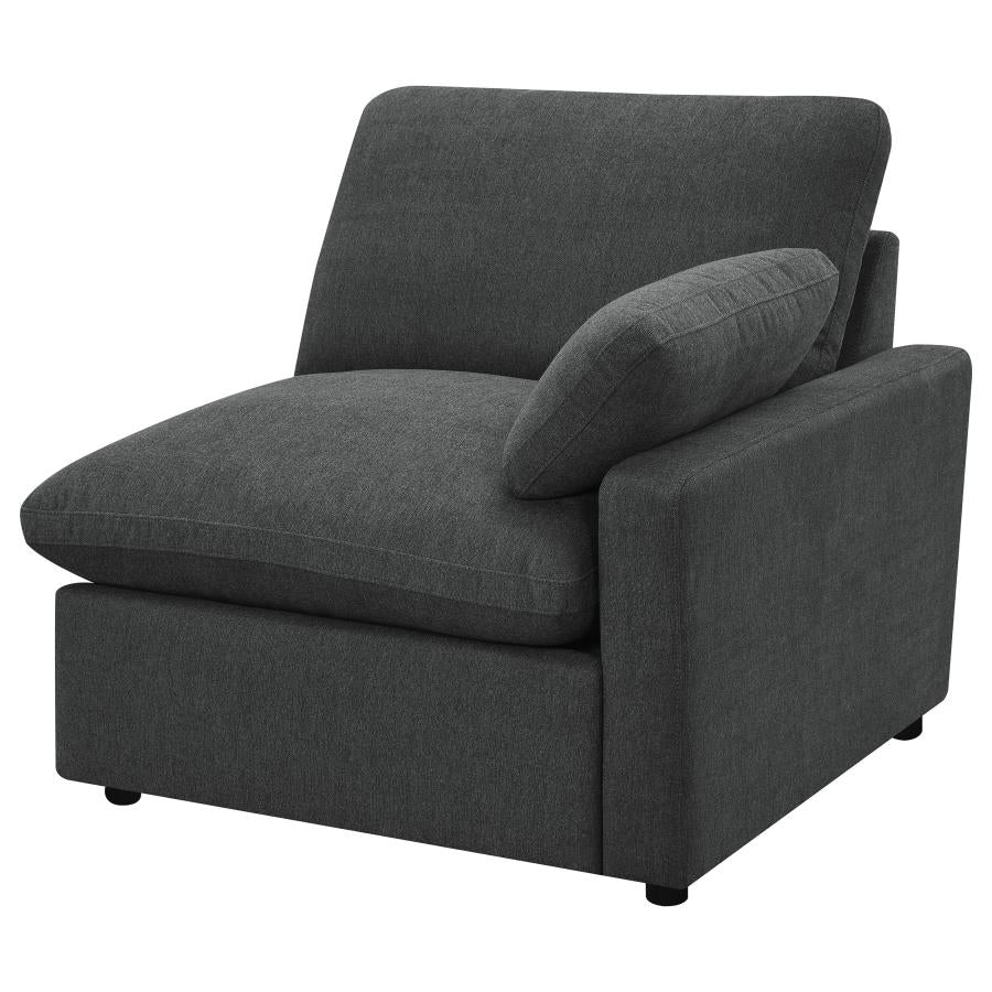 Collins Modular Power Loveseat Grey 609562P & Dark Grey 609532P - Venini Furniture 