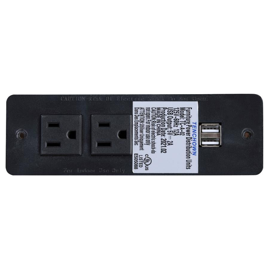 Sycamore Upholstered Power Reclining Sectional Sofa Grey - Venini Furniture 