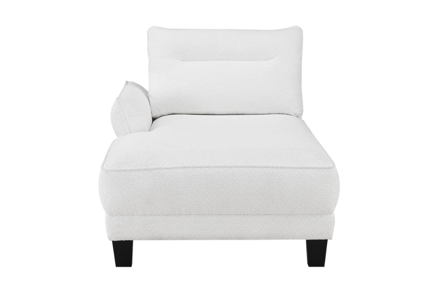 Caspian Upholstered Curved Arm Chaise Sectional Sofa 509540