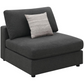 Serene 6-piece Upholstered Modular Sectional Sofa Charcoal 551324-SET