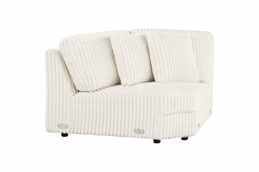 Emberson 4-piece Upholstered Modular Sectional Sofa Ivory 508851-SEC