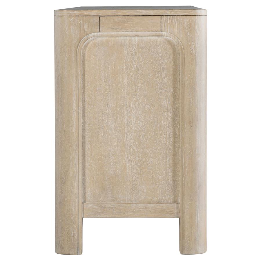 Solano 71-inch 2-door TV Stand Media Console Weathered Mango 723483