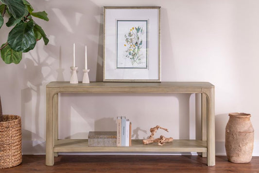 Solano 64-inch Entryway Console Sofa Table Weathered Mango 723489