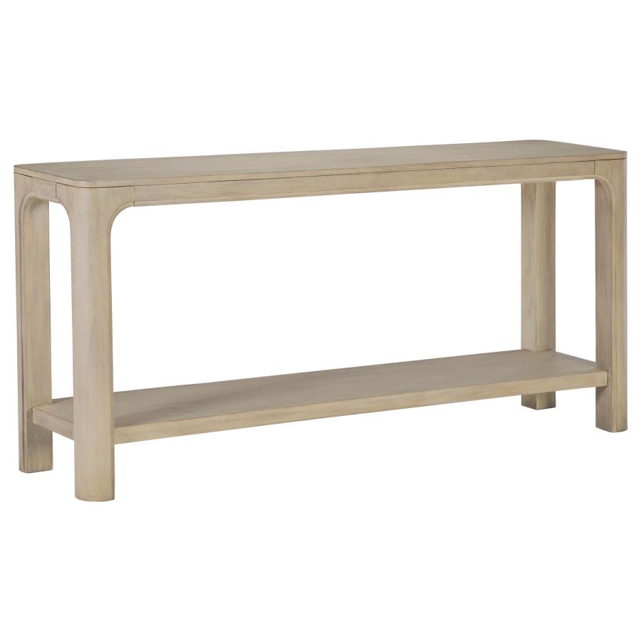 Solano 64-inch Entryway Console Sofa Table Weathered Mango 723489