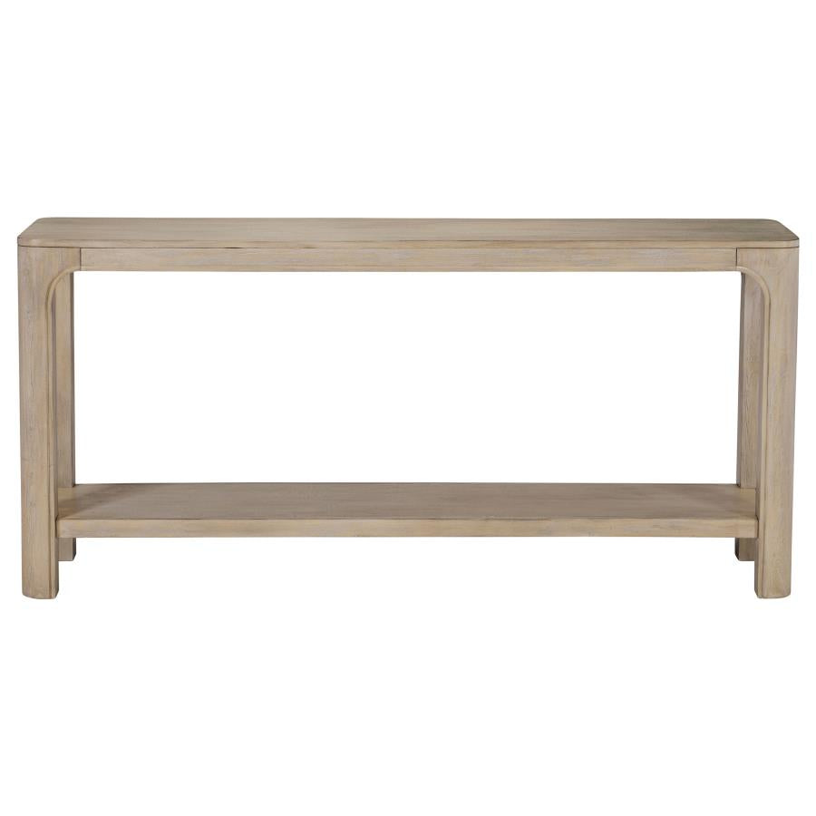 Solano 64-inch Entryway Console Sofa Table Weathered Mango 723489