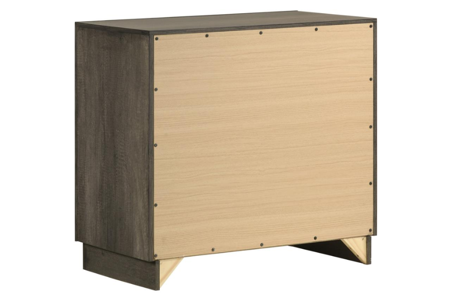 Juego de dormitorio Janine Eastern King de 5 piezas en gris 223551KE-S5 Próximamente 