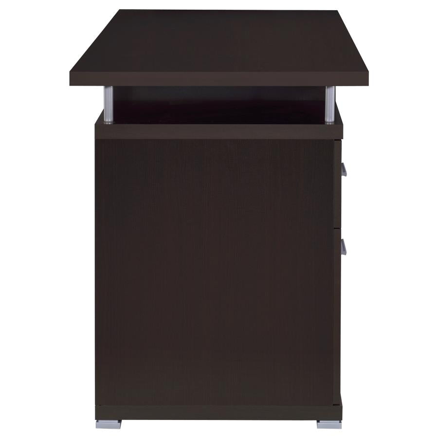 Tracy 2-drawer Computer Desk White 800108 - Venini Furniture 