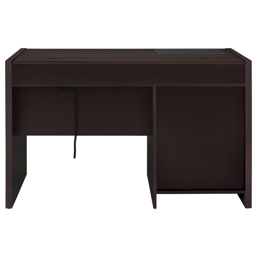 Halston 47-inch 3-drawer Connect-it Office Desk Cappuccino 800702 - Venini Furniture 
