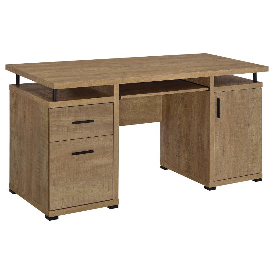 Tracy 2-drawer Computer Desk White 800108 - Venini Furniture 