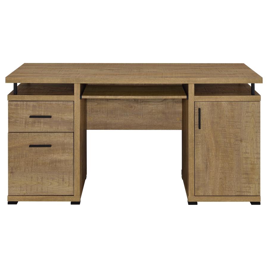 Tracy 2-drawer Computer Desk White 800108 - Venini Furniture 