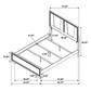 Janine 4-piece Queen Bedroom Set Grey 223551Q-S4 Coming Soon