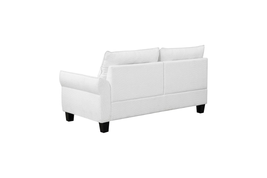 Caspian Upholstered Curved Arm Chaise Sectional Sofa 509540