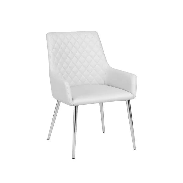 Alba Dining Chair White & Black