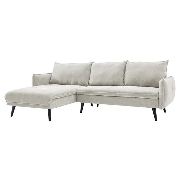 PARIS Sectional Right or Left in Beige, Light Gray or Dark Gray.