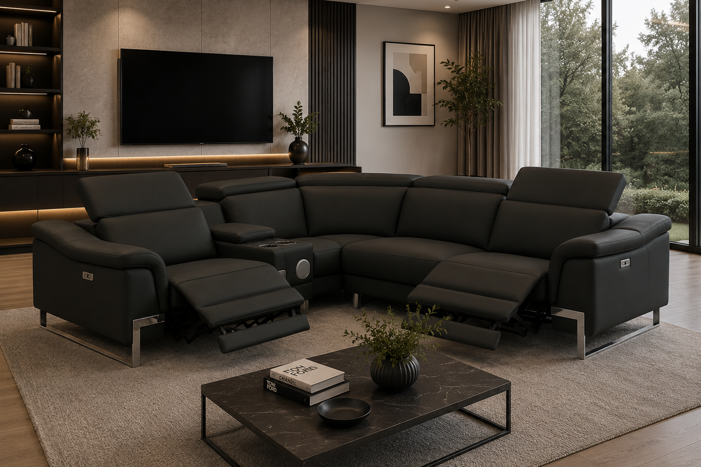 Spartacus Recliner Model 2025 Black, Gray or White.