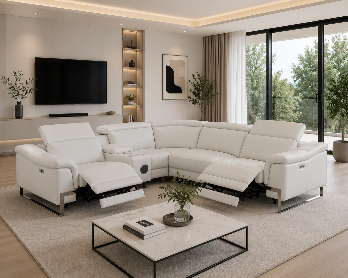 Spartacus Recliner Model 2025 Black, Gray or White.
