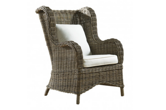 Exuma Occasional Chair w/beige cushion