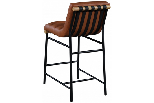 Burke Faux Leather Counter Stool SKU: 857Black-C