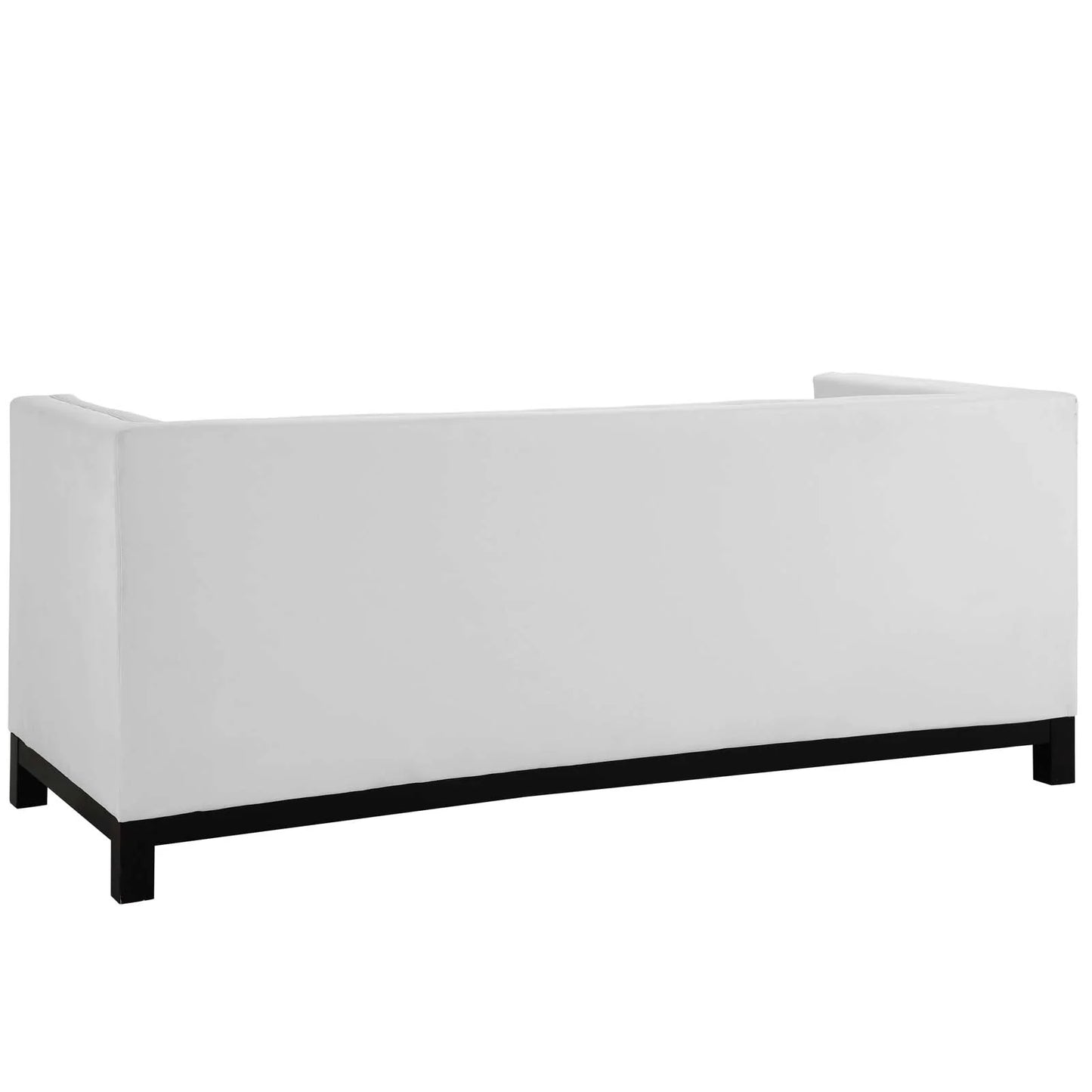 Imperial Bonded Leather Sofa in White FREE SHIPPING.