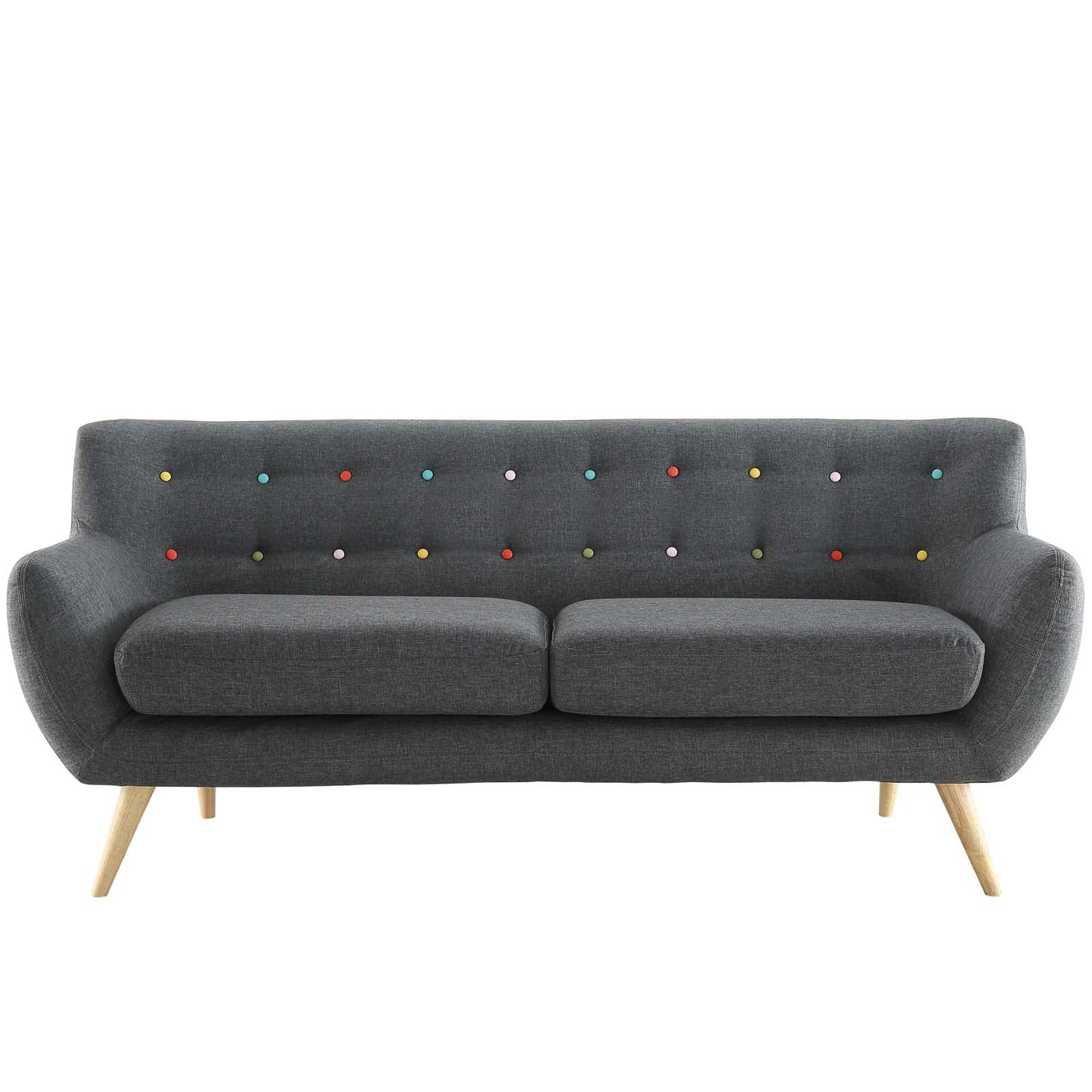 Remark Upholstered Fabric Sofa FREE SHIPPING.