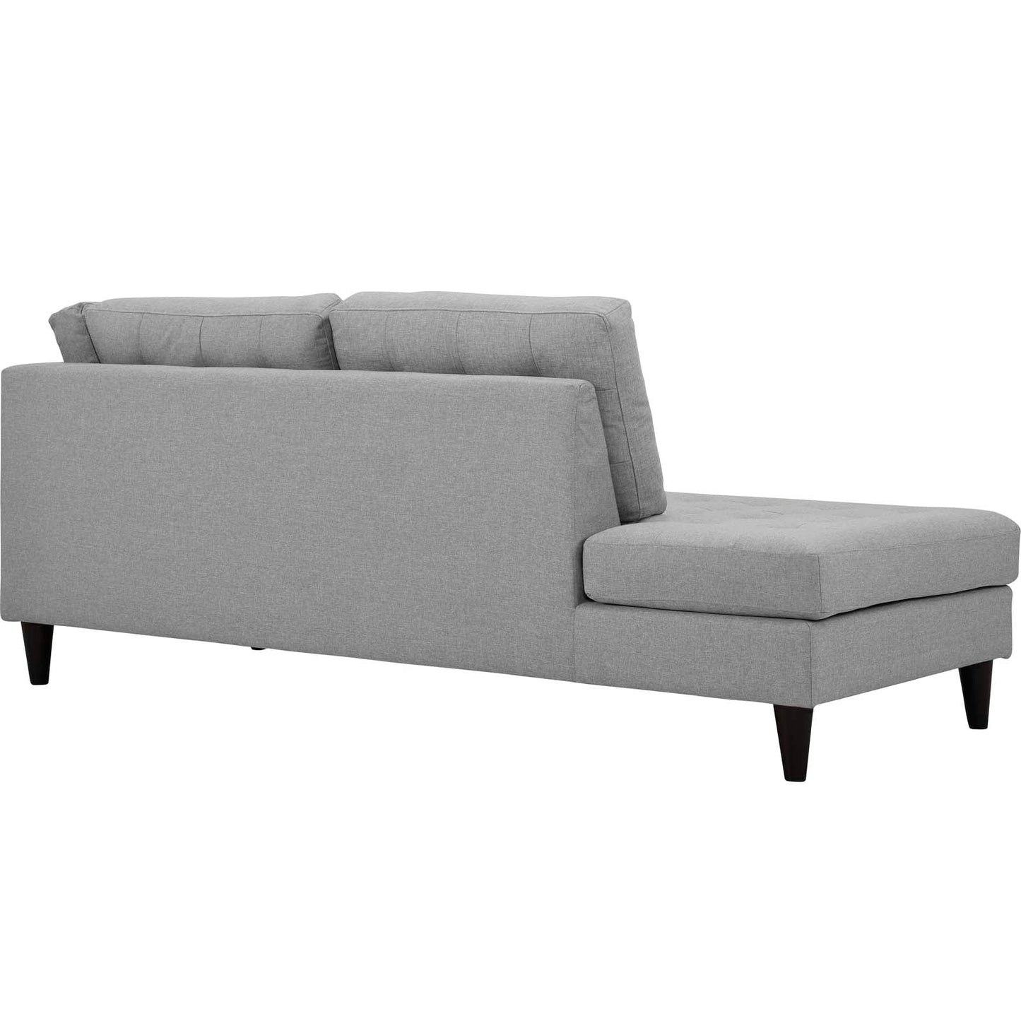 Empress 2 Piece Upholstered Fabric Left Facing Bumper Sectional FREE SHIPPING.