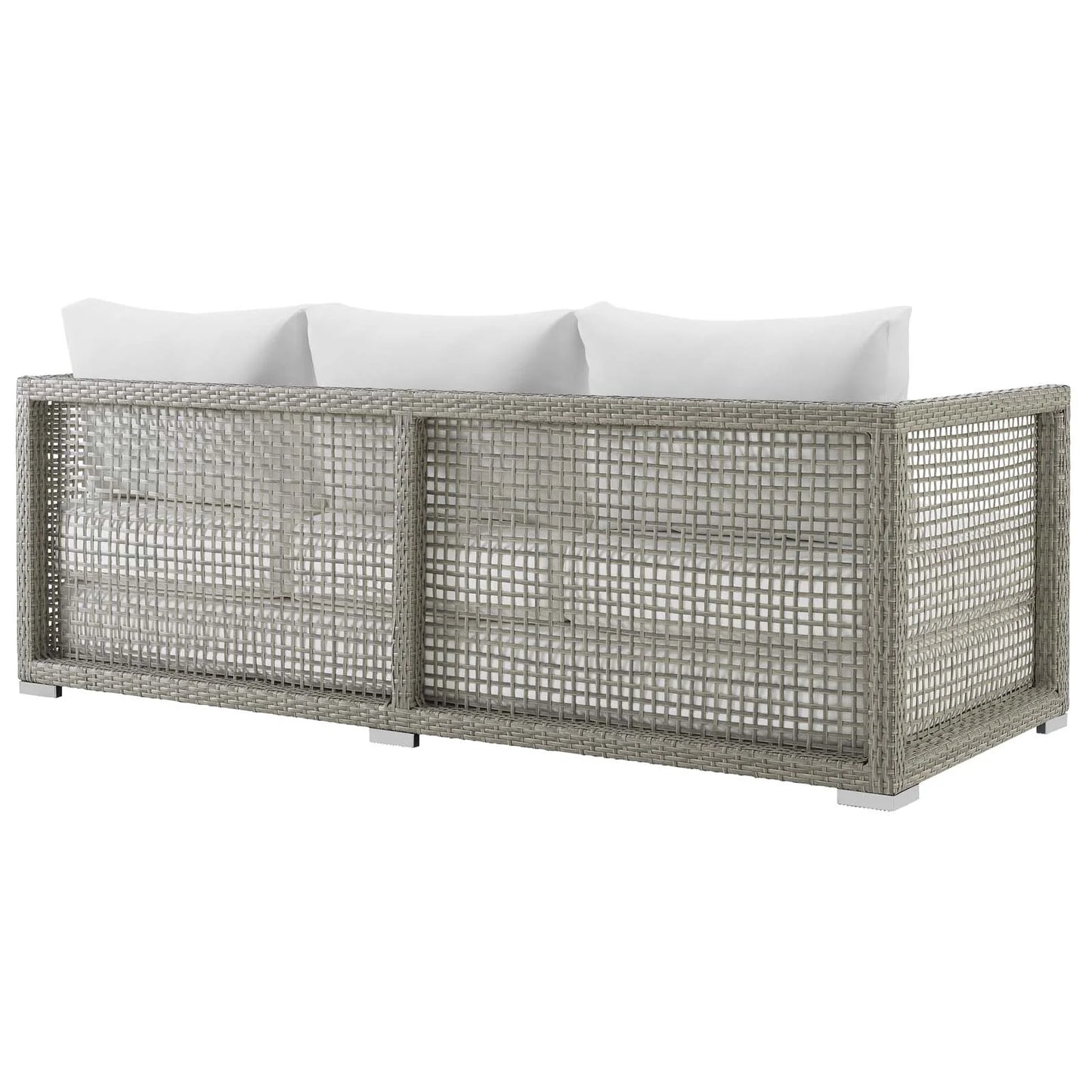 Aura Outdoor Patio Wicker Rattan Sofa FREE SHIPPING.
