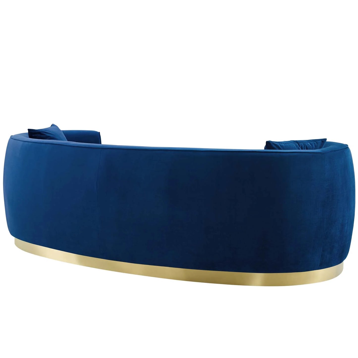 Resolute Curved Performance Velvet Sofa FREE SHIPPING.