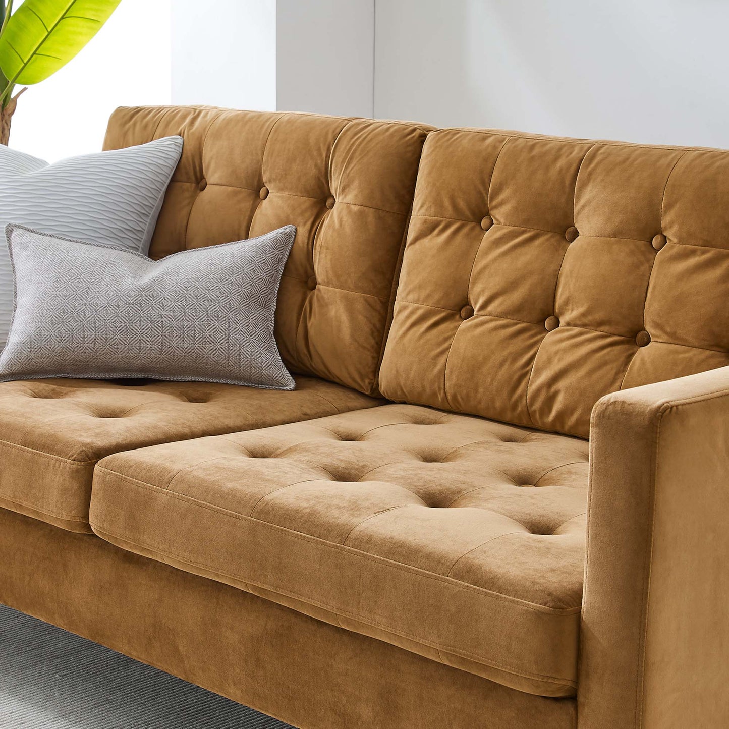 Exalt Tufted Performance Velvet Sofa FREE SHIPPING.