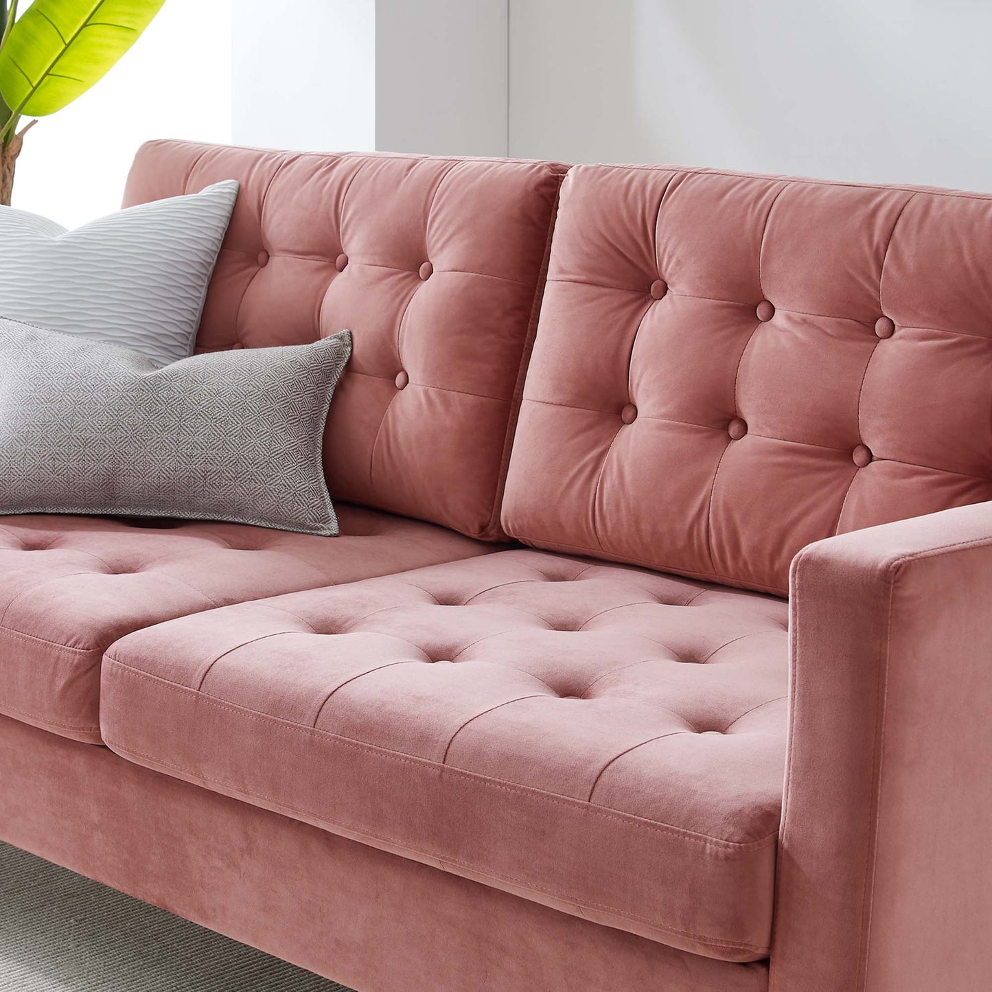 Exalt Tufted Performance Velvet Sofa FREE SHIPPING.
