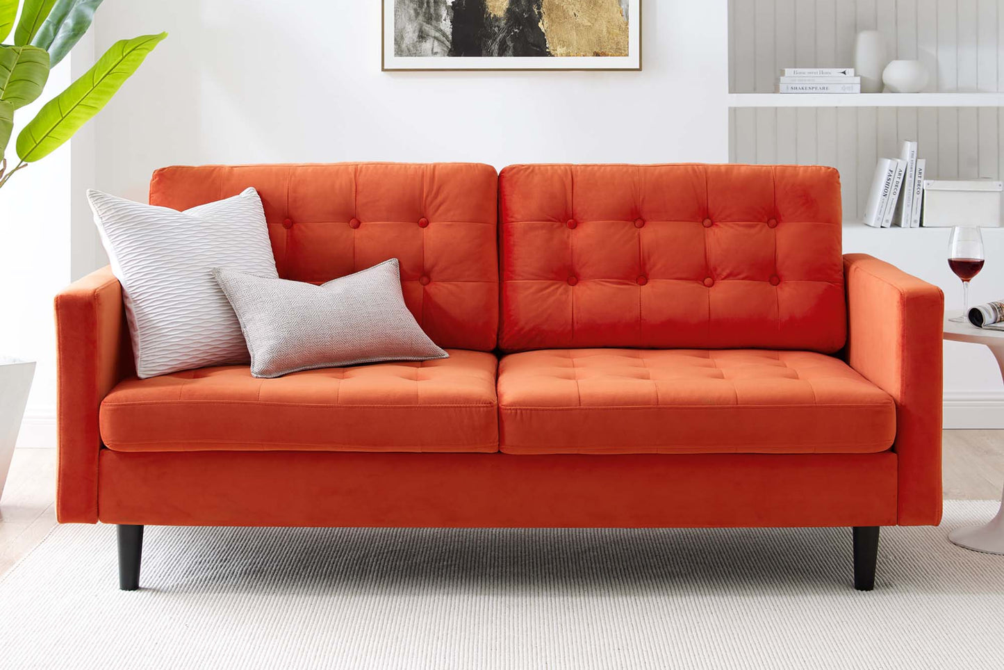 Exalt Tufted Performance Velvet Sofa FREE SHIPPING.