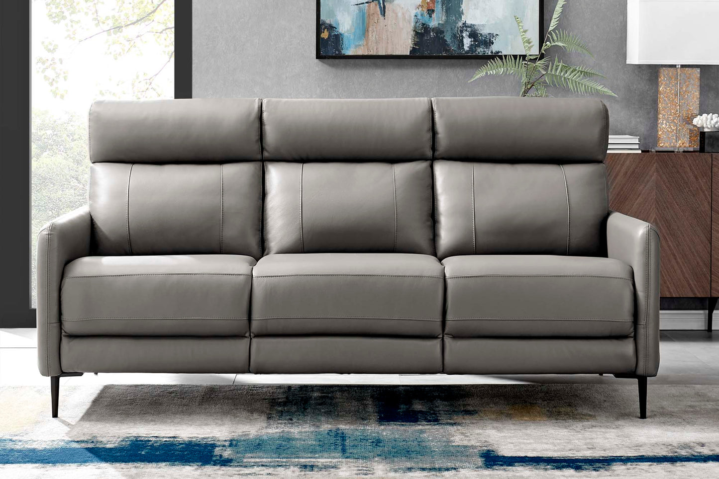 Huxley Leather Sofa FREE SHIPPING.