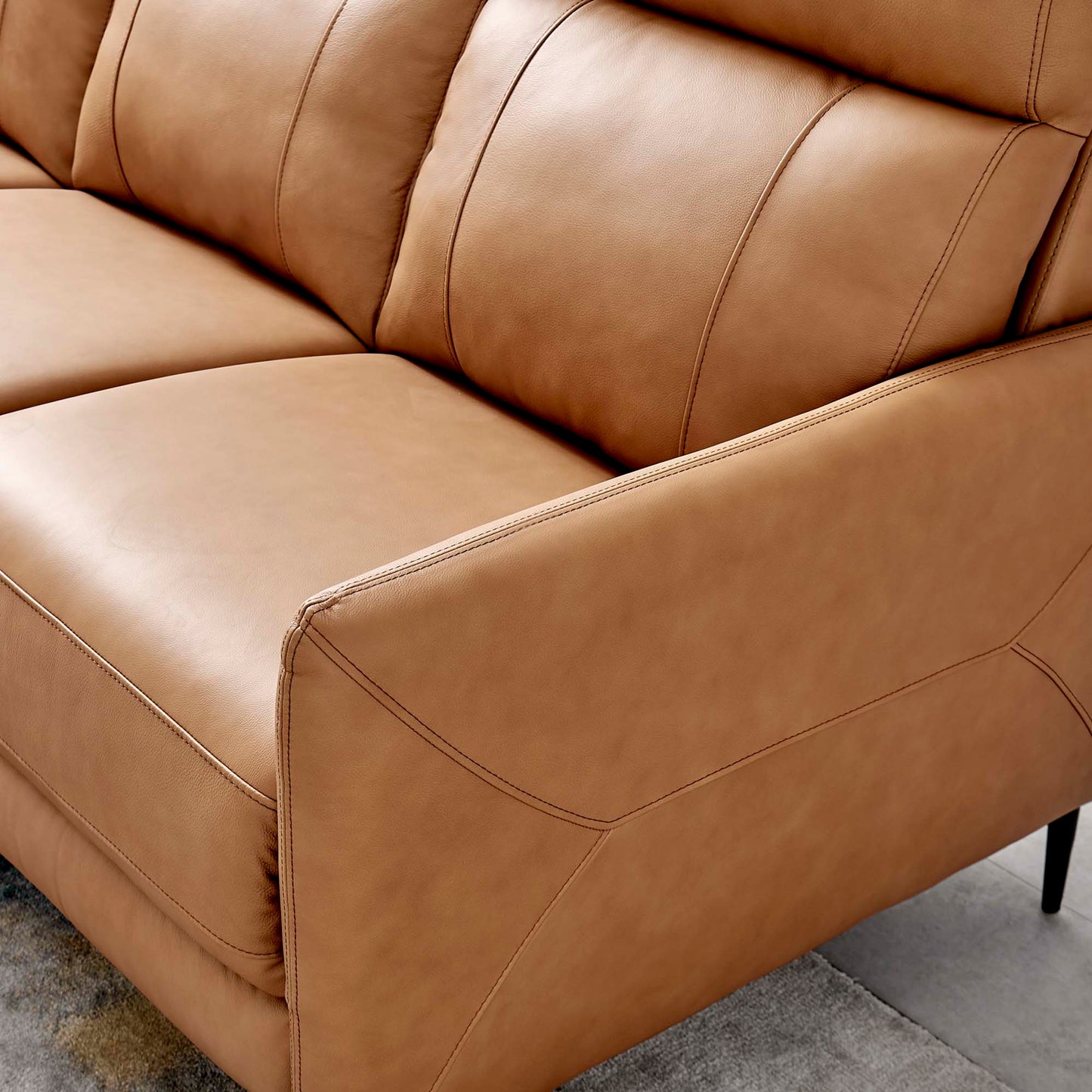 Huxley Leather Sofa FREE SHIPPING.