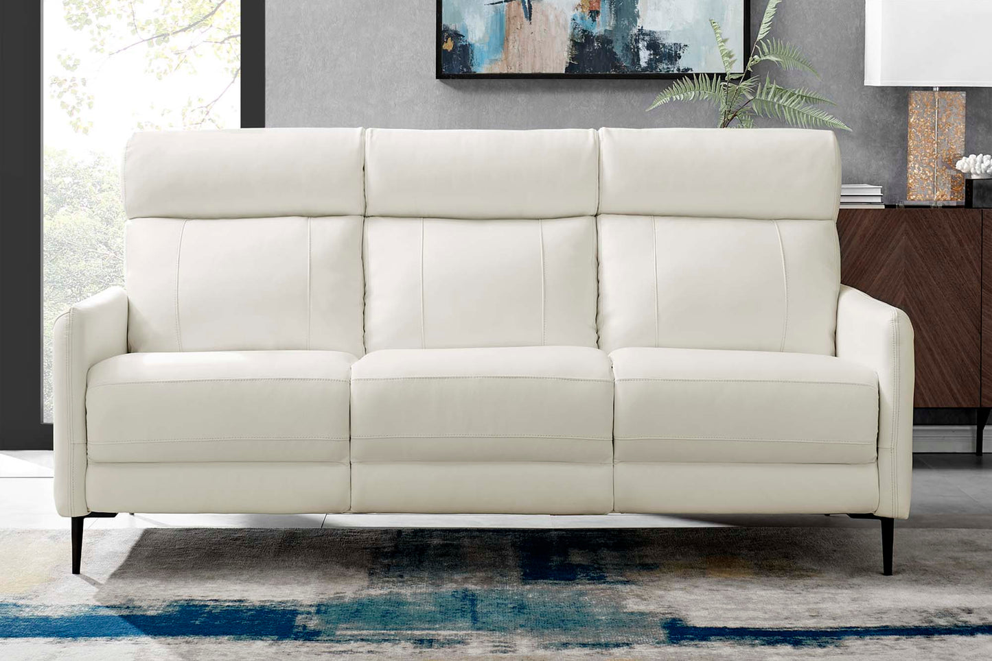 Huxley Leather Sofa FREE SHIPPING.