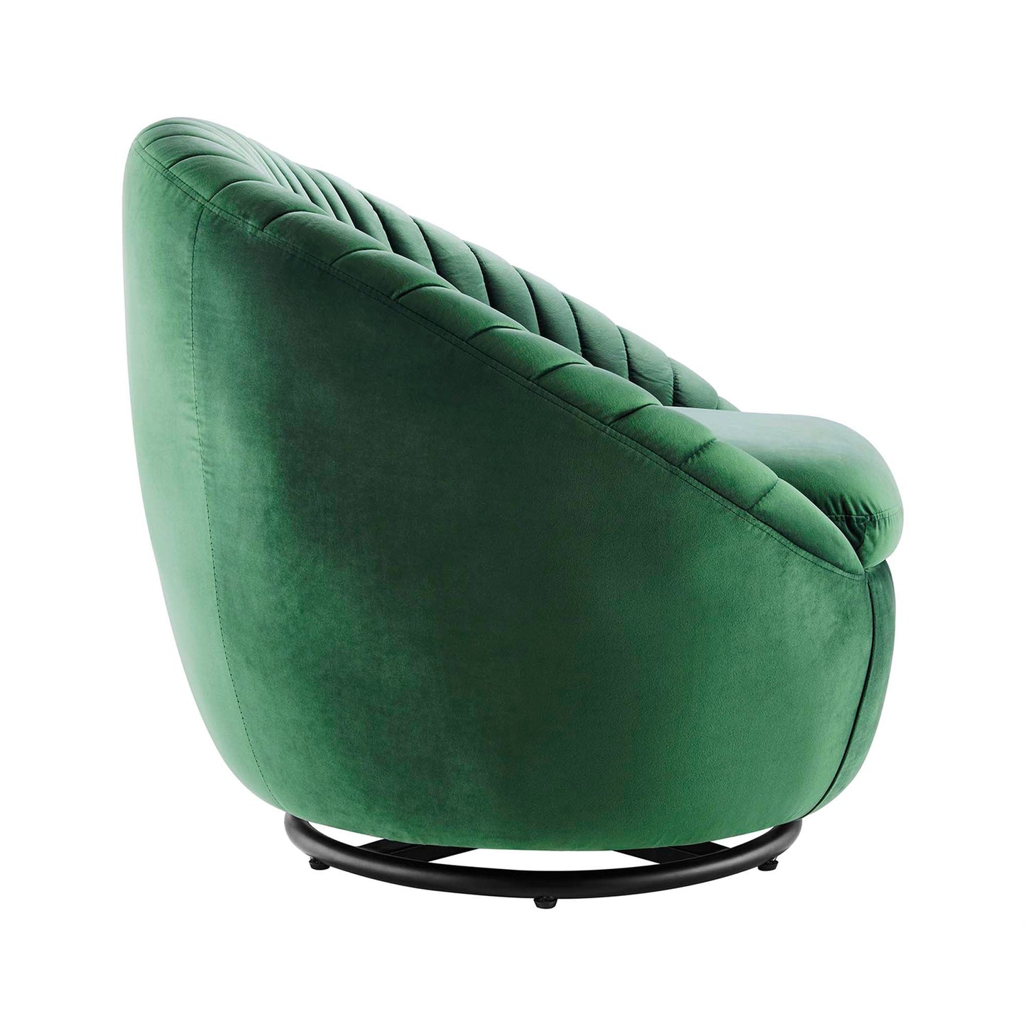 Whirr Tufted Performance Velvet Swivel Chair FREE SHIPPING.