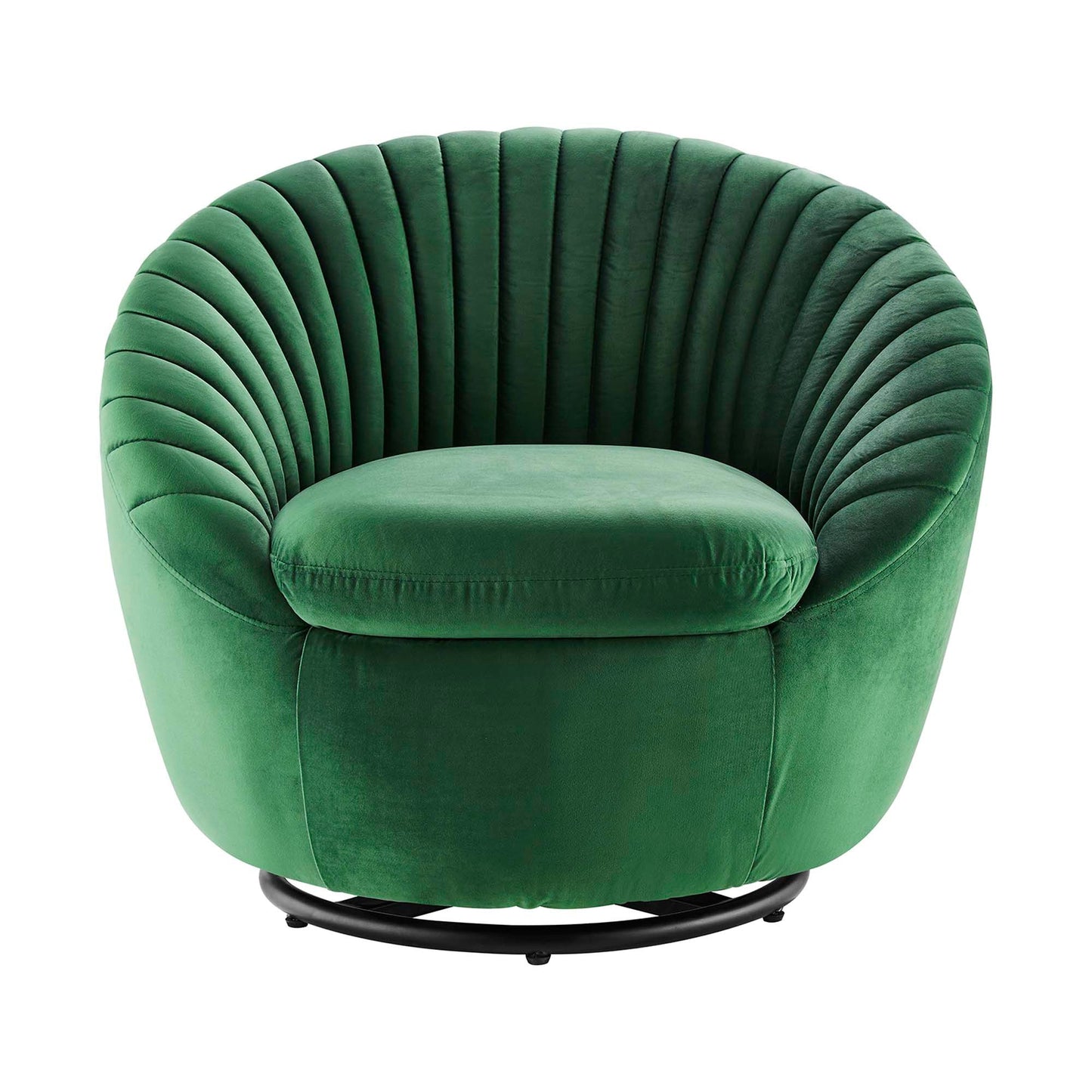 Whirr Tufted Performance Velvet Swivel Chair FREE SHIPPING.