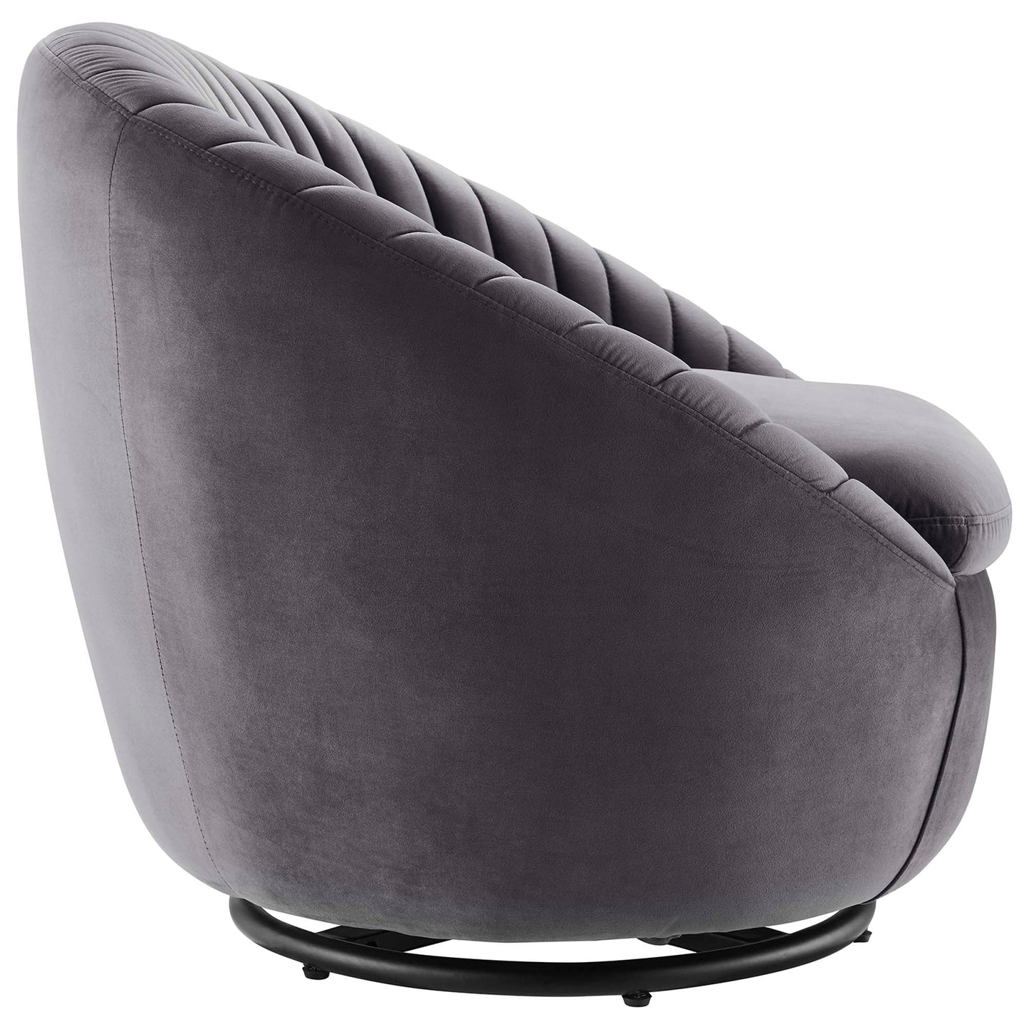 Whirr Tufted Performance Velvet Swivel Chair FREE SHIPPING.