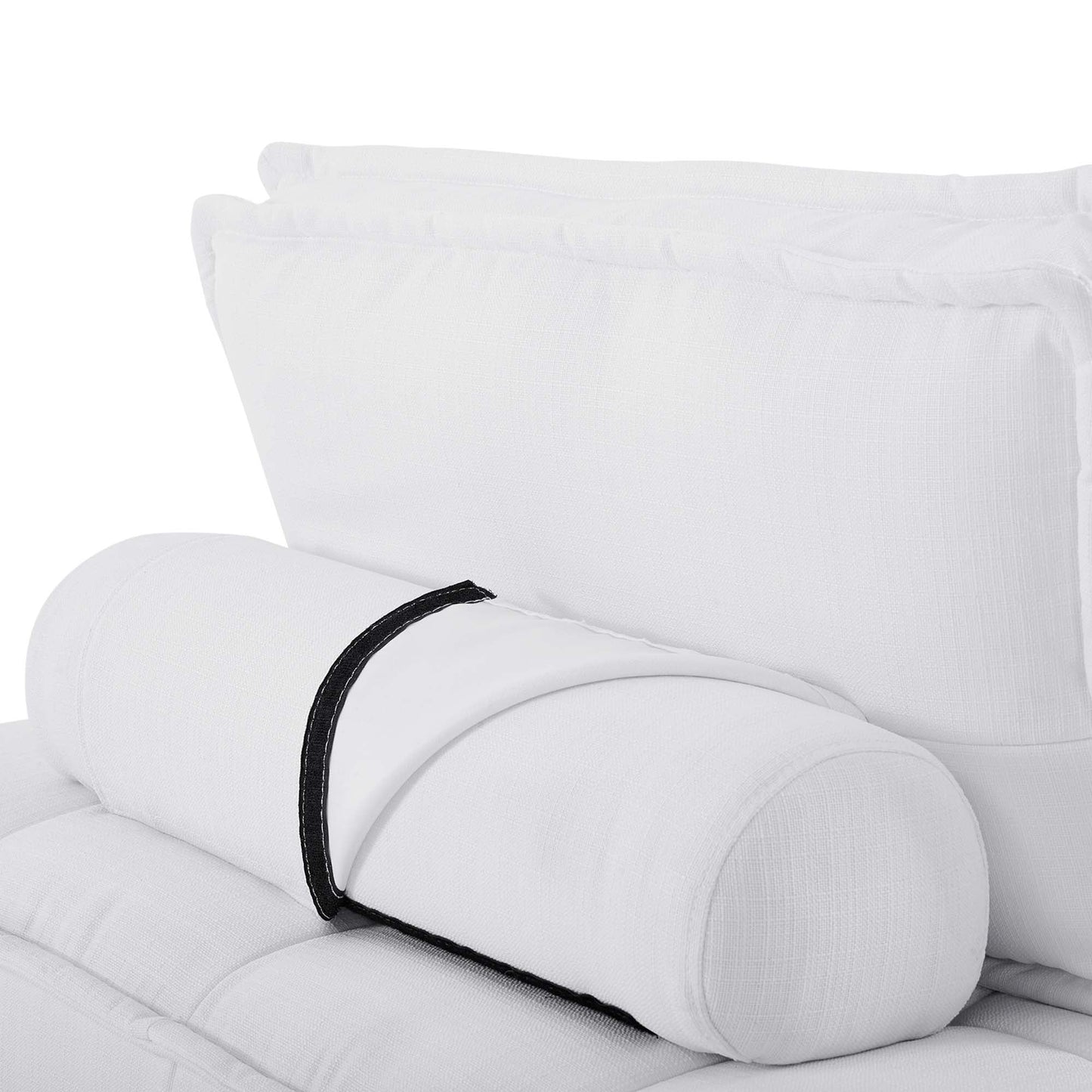 Saunter 4-Piece Tufted Fabric Fabric Sectional Sofa FREE SHIPPING.