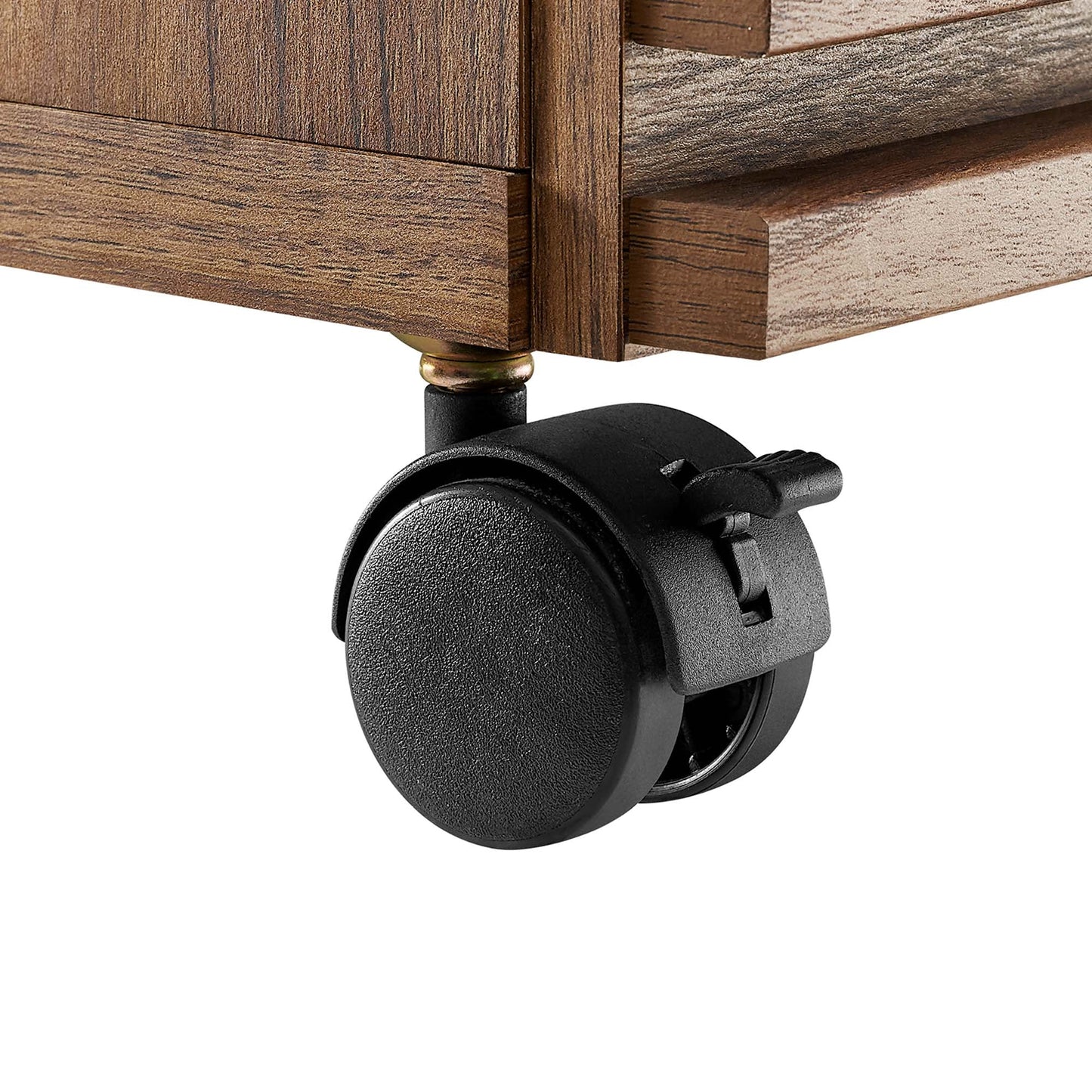 Render Wood Desk and File Cabinet Set in Walnut FREE SHIPPING.