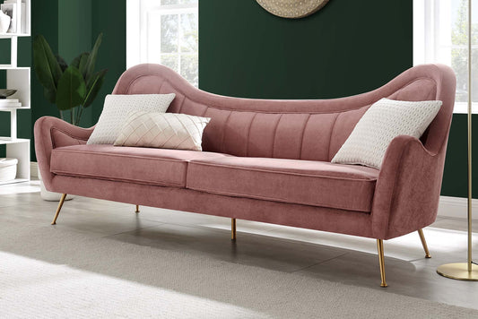 Cheshire Channel Tufted Performance Velvet Sofa FREE SHIPPING.