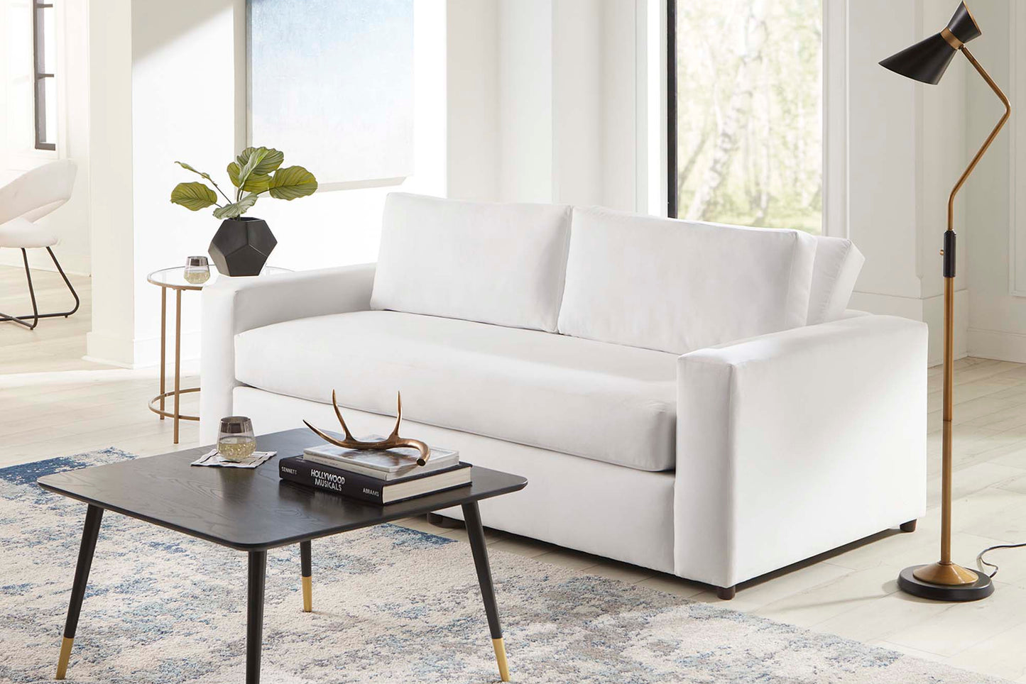 Avendale Velvet Sofa FREE SHIPPING.